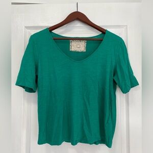 Pure + Good Green Cropped T-shirt